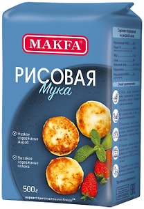 Изображение товара Мука Makfa рисовая 500г