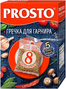 Изображение товара Гречка Prosto Для гарнира 8пак*62.5г