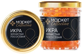 Изображение товара Икра горбуши Маркет Collection зернистая соленая 160г