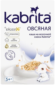 Изображение товара Каша Kabrita Овсяная на козьем молоке 180г