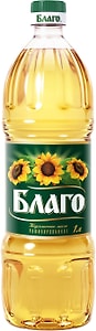 Изображение товара Масло подсолнечное Благо рафинированное 1л