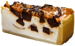 Изображение товара Торт Пекарня Перекресток Чизкейк с брауни и карамелью 140г