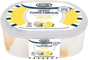 Изображение товара Десерт Tonitto Итальянское Мороженое Лимоне с лимонными прослойками 200г