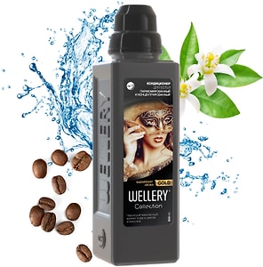 Изображение товара Парфюмированный кондиционер для белья Wellery Collection Gold Кофе и цветы апельсина 900мл