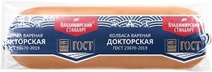 Изображение товара Колбаса Владимирский Стандарт Докторская ГОСТ вареная 1кг