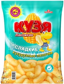 Изображение товара Палочки кукурузные Кузя Лакомкин Сладкие 140г