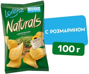 Изображение товара Чипсы Lorenz Naturals с розмарином 100г