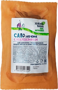 Изображение товара Сало Зеленая линия запеченное с можжевельником 0.35-0.45кг