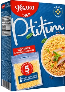 Изображение товара Макароны Увелка Птитим 5пак*80г