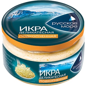 Изображение товара Икра Русское Море мойвы в майонезном соусе подкопченная 165г