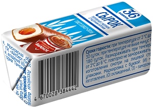 Изображение товара Сырок творожный 36 Копеек глазированный Вареная Сгущенка 26% 40г