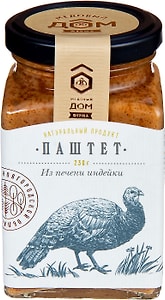 Изображение товара Паштет Медовый дом ферма из печени индейки 230г