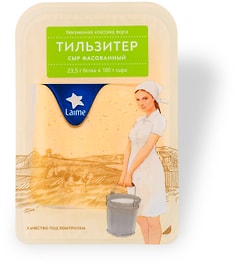 Изображение товара Сыр Laime Тильзитер нарезка 45% 125г