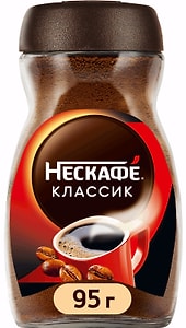 Изображение товара Кофе молотый в растворимом Нескафе Classic 95г