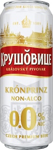 Изображение товара Напиток пивной Krusovice безалкогольный 0% 430мл