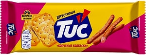 Изображение товара Крекер Tuc со вкусом Копченые колбаски 100г