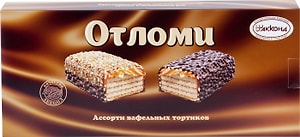 Изображение товара Тортики Акконд Отломи вафельные ассорти 250г