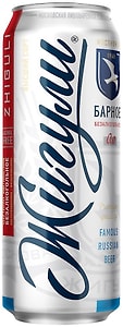 Изображение товара Пиво Жигули Барное безалкогольное 0.5% 0.45л
