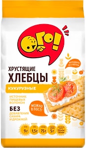 Изображение товара Хлебцы Ого кукурузные хрустящие 75г