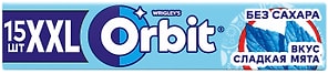 Изображение товара Жевательная резинка Orbit XXL Сладкая мята 20.4г