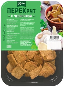 Изображение товара Гренки ПЕРЕКрут ржано-пшеничные Чеснок 100г
