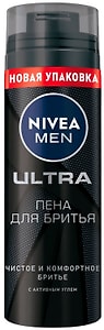 Изображение товара Пена для бритья NIVEA MEN Ultra с активным углем 200мл