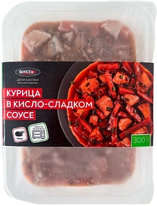 Изображение товара Курица Фросток в кисло-сладком соусе замороженная 300г