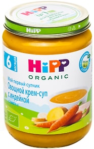 Изображение товара Крем-суп HiPP Мой Первый Супчик овощной с индейкой 190г