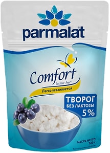 Изображение товара Творог Parmalat Comfort безлактозный 5% 260г
