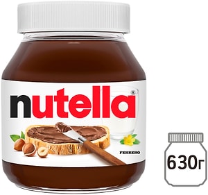 Изображение товара Паста Nutella ореховая с добавлением какао 630г