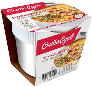 Изображение товара Суп СытоЕдов гороховый с копченостями 250г