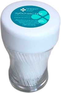 Изображение товара Зубочистки Маркет пластиковые 200шт