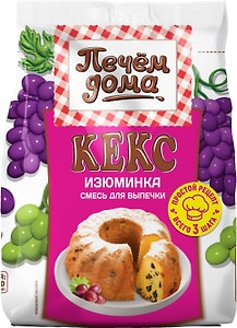 Изображение товара Смесь для выпечки Печем дома Кекс изюминка 300г