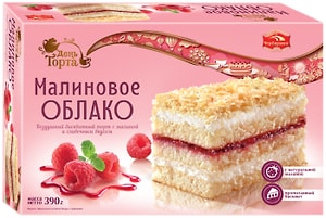 Изображение товара Торт Малиновое облако Черемушки День торта 390г
