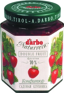 Изображение товара Конфитюр Darbo Садовая клубника 200г