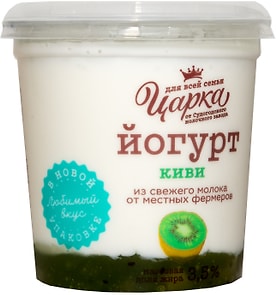Изображение товара Йогурт ЦарКа Киви 3.5% 400г