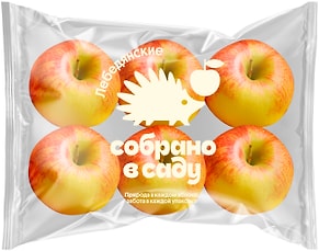 Изображение товара Яблоки Собрано в саду Хрустящие 6шт