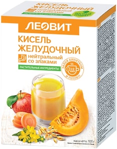 Изображение товара Кисель Леовит БиоИнновации Желудочный нейтральный 5пак*20г
