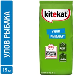 Изображение товара Сухой корм для кошек Kitekat Улов Рыбака 15кг