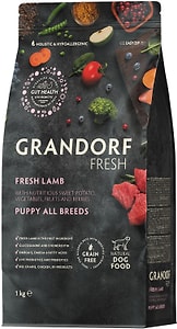 Изображение товара Сухой корм для щенков Grandorf Fresh Dog Puppy Lamb&Sweet Potato Свежее мясо ягненка с бататом 1кг