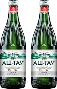 Изображение товара Вода Аш-Тау минеральная лечебно-столовая газированная 500мл