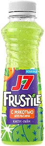 Изображение товара Напиток сокосодержащий J7 Frustyle из апельсинов кактуса и лайма с мякотью 385мл