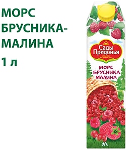 Изображение товара Морс Сады Придонья Брусника-Малина 1л