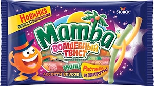 Изображение товара Конфеты Mamba Волшебный твист 70г