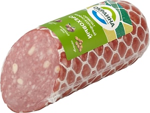 Изображение товара Колбаса Окраина Сервелат Ореховый варено-копченый 355г