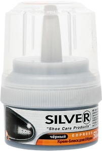 Изображение товара Крем-блеск для обуви Silver черный 50мл