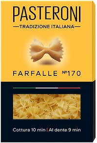 Изображение товара Макароны Pasteroni Farfalle №170 400г