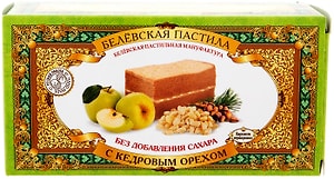 Изображение товара Пастила Белевская пастильная мануфактура с кедровым орехом без сахара 100г