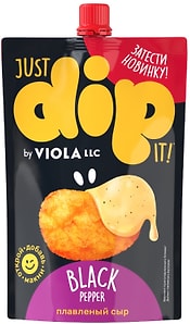 Изображение товара Сыр плавленый Viola Black Pepper Dip 45% 180г