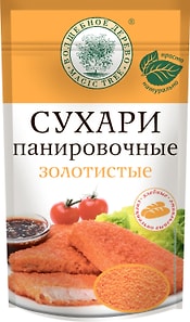 Изображение товара Сухари Волшебное Дерево Золотистые панировочные 140г